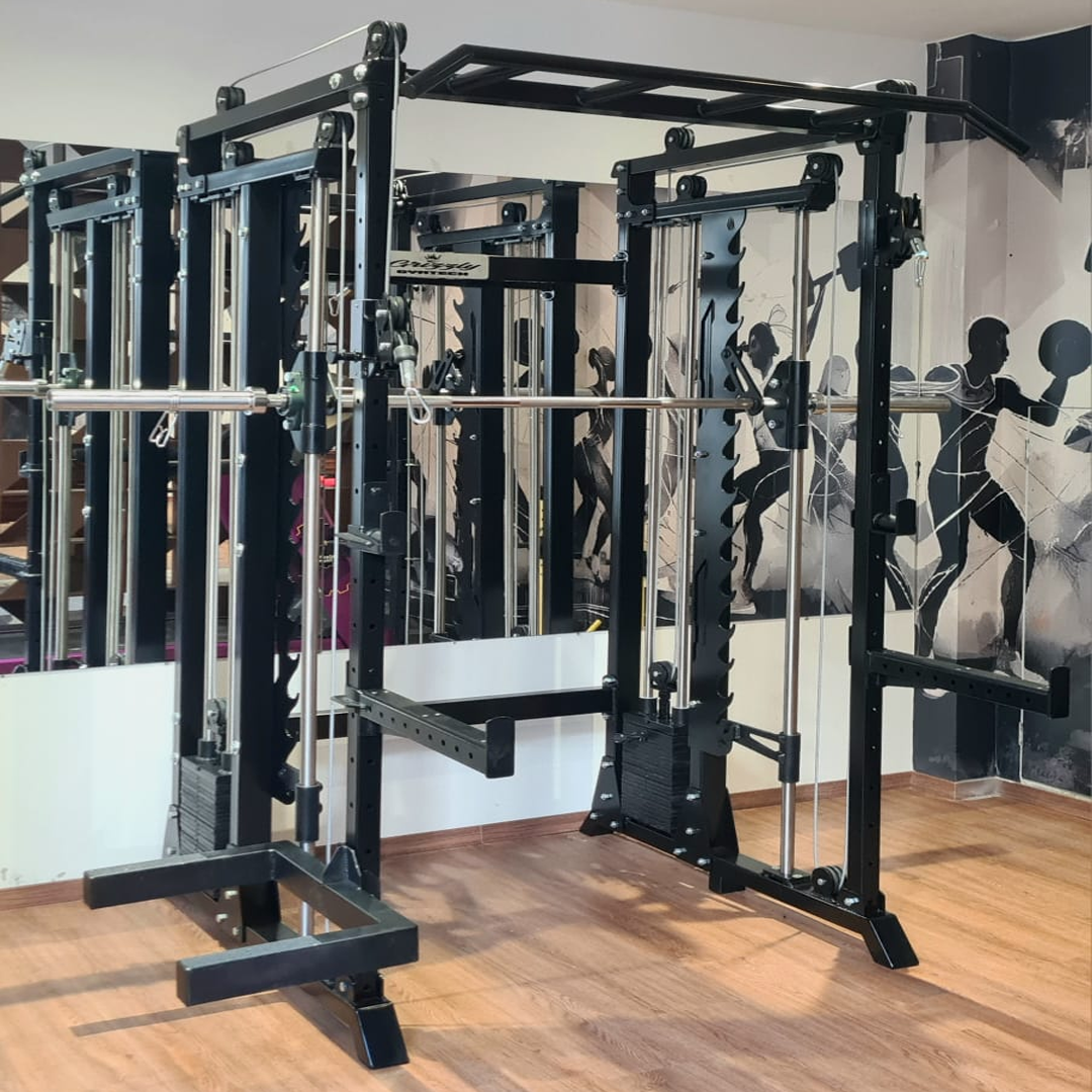 RACK MULTIFUNCIONAL CROSSOVER SLIM + Smith / GS220 – Grizzly Gym Tech